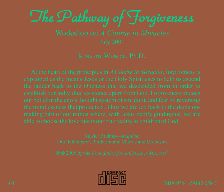 The Pathway of Forgiveness [CD]