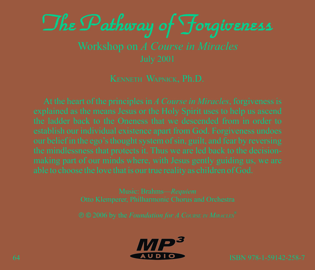 The Pathway of Forgiveness [MP3]