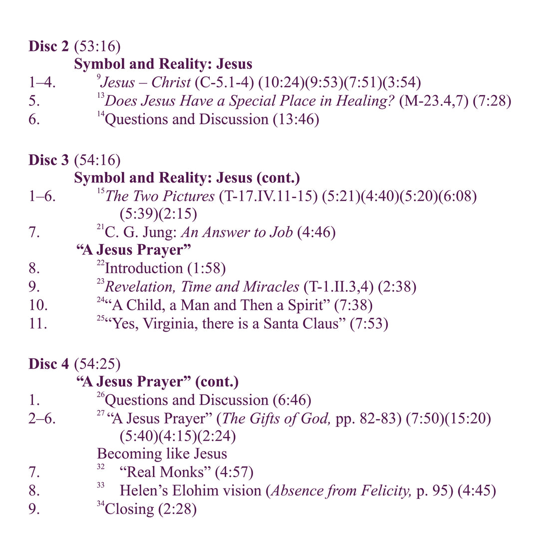Jesus: Symbol and Reality [CD]
