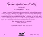 Jesus: Symbol and Reality [MP3]