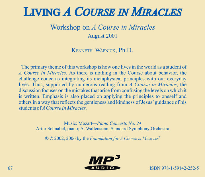 Living "A Course in Miracles" [MP3]