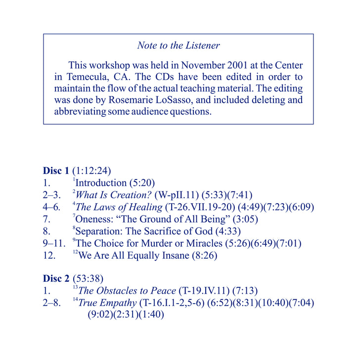 The Compassion of the Miracle [MP3]
