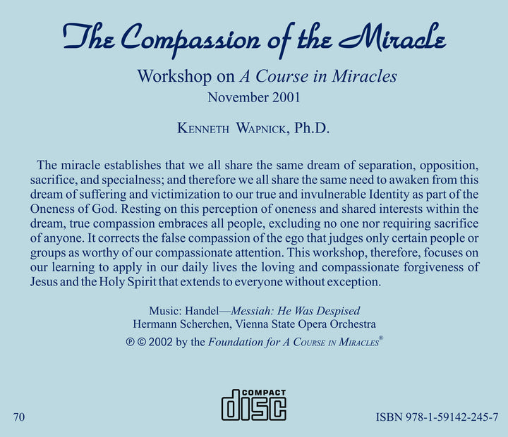 The Compassion of the Miracle [CD]