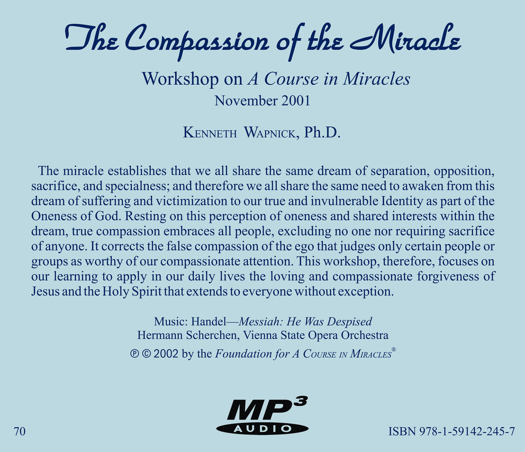 The Compassion of the Miracle [MP3]