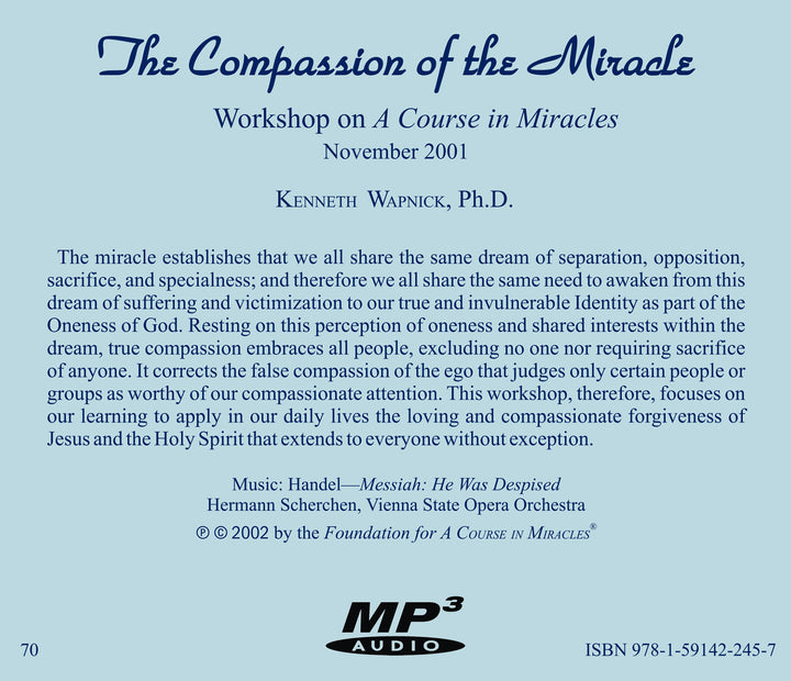 The Compassion of the Miracle [MP3]