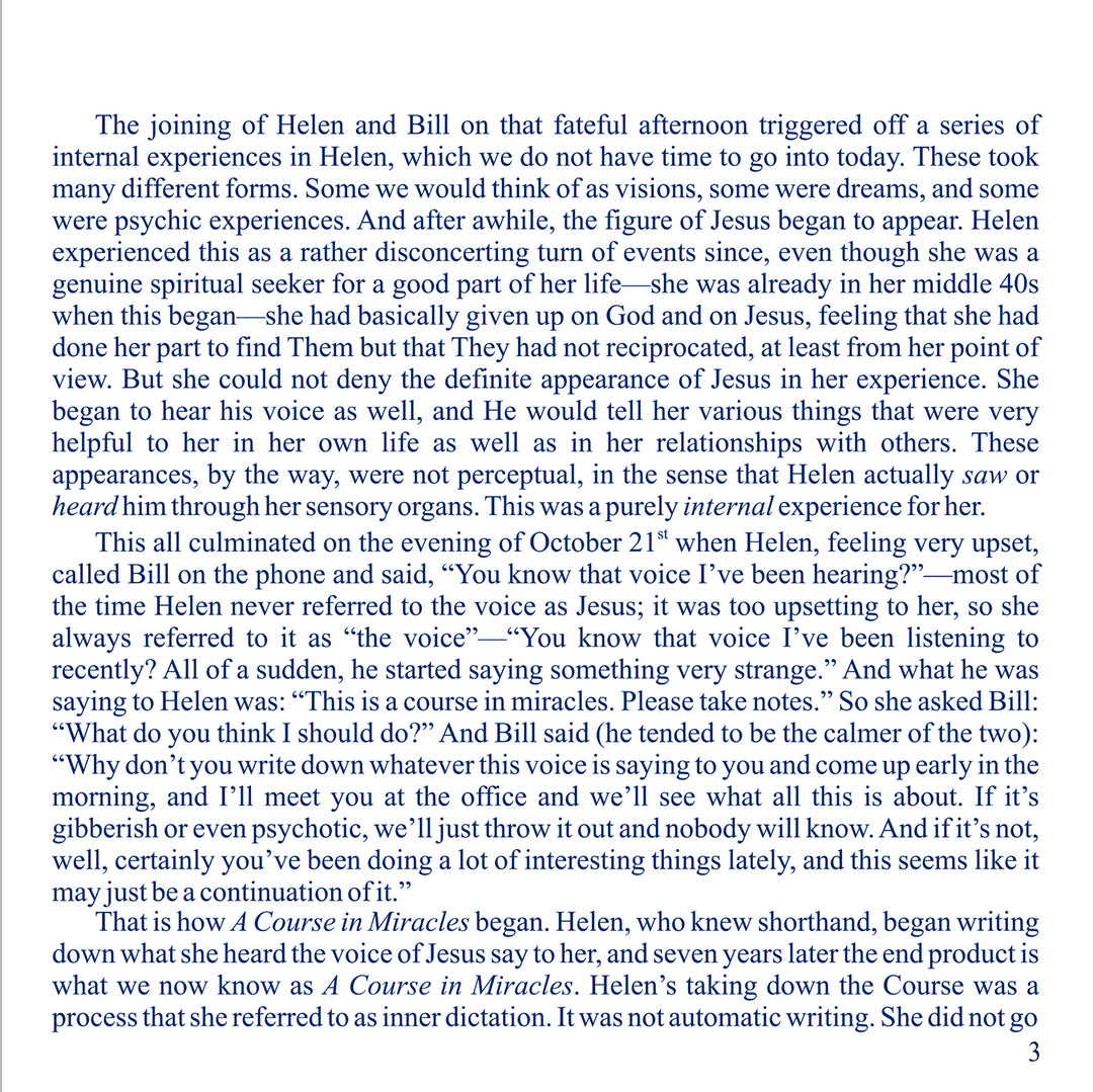 An Overview of "A Course in Miracles" [MP3]