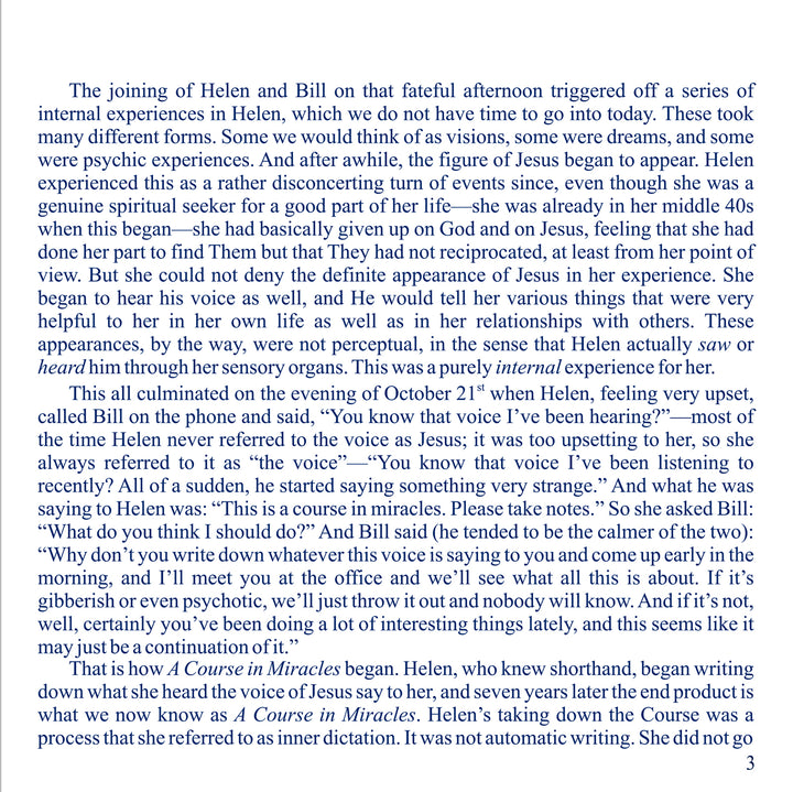An Overview of "A Course in Miracles" [MP3]