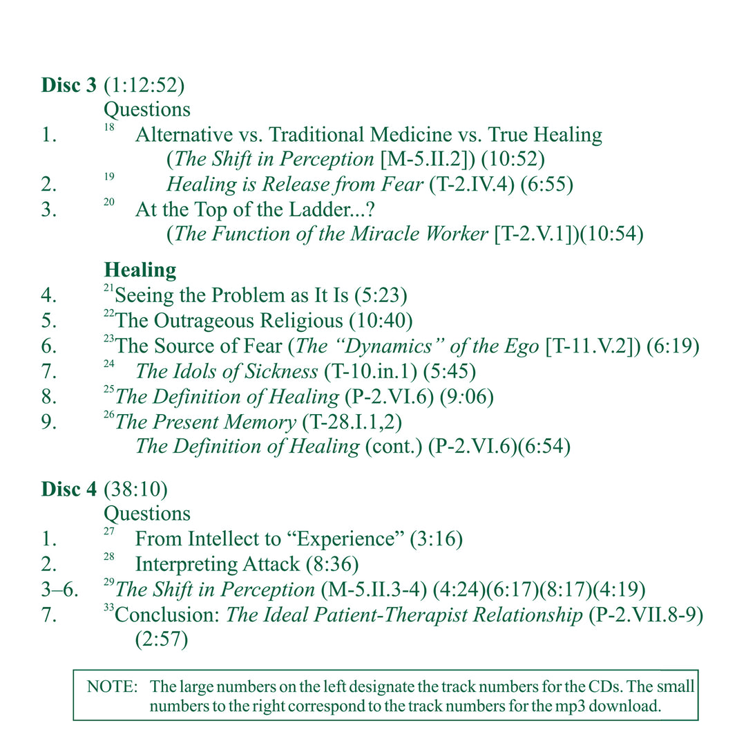 Healing the Dream of Sickness [CD]