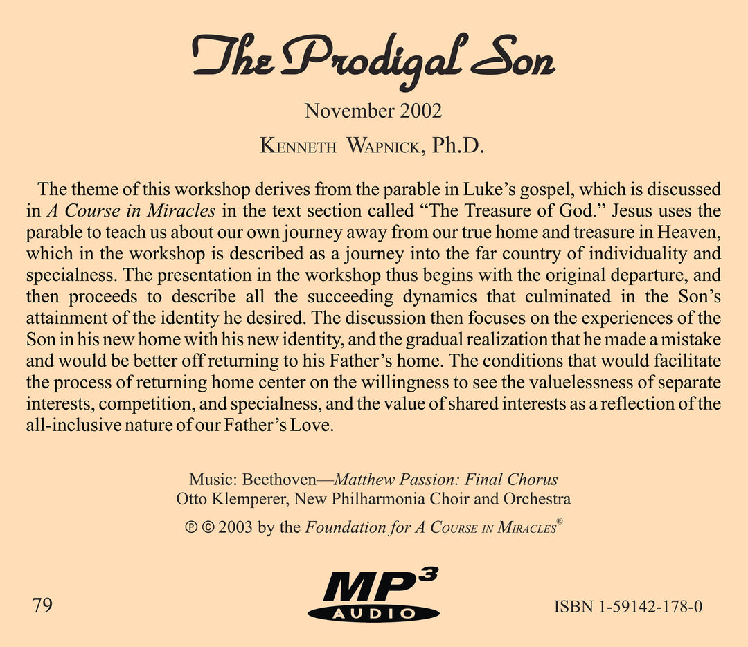 The Prodigal Son [MP3]