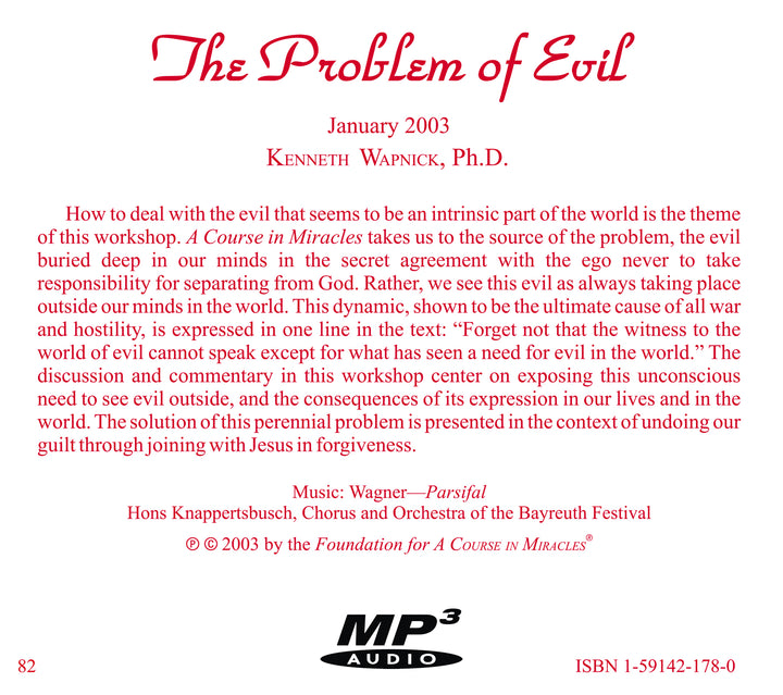 The Problem of Evil [MP3]