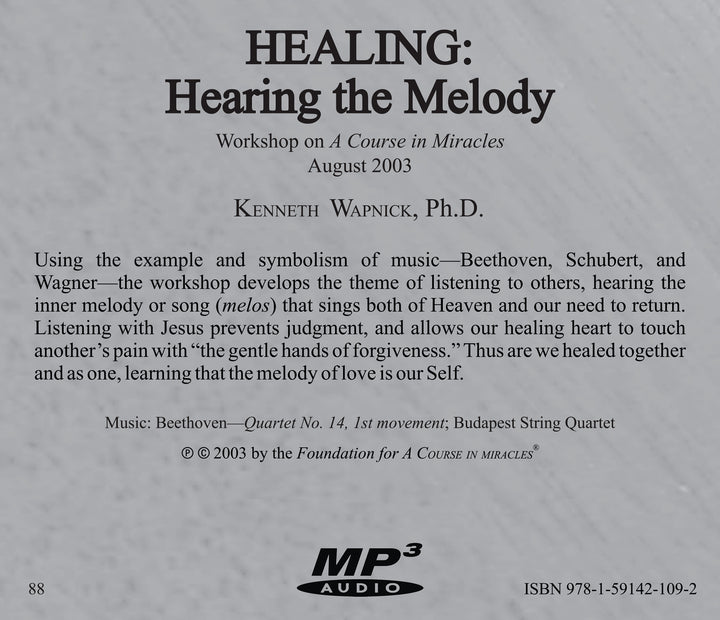 Healing: Hearing the Melody [MP3]
