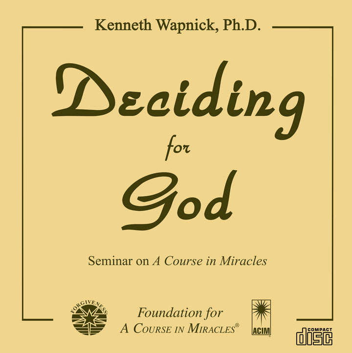 Deciding for God [CD]