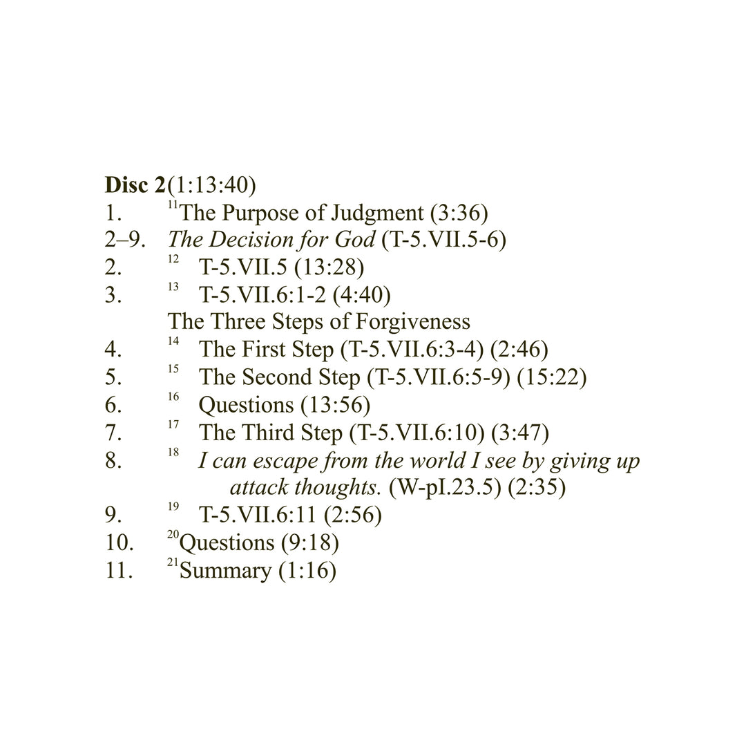Deciding for God [CD]