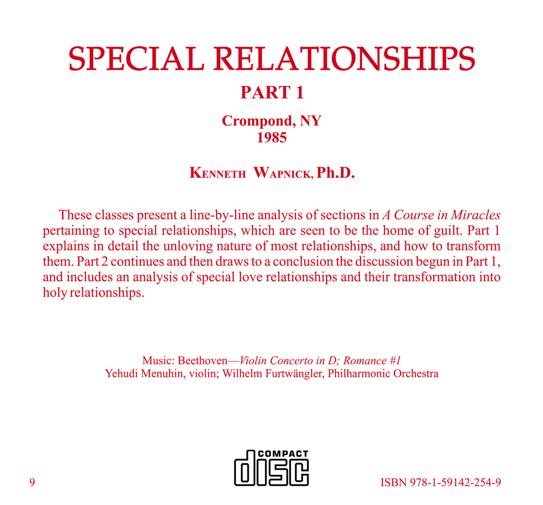 Special Relationships [CD]