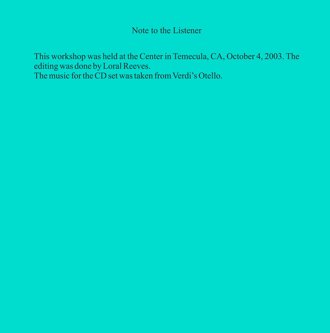 Loving Not Wisely but Too Well: Othello, Specialness, and "A Course in Miracles" [CD]