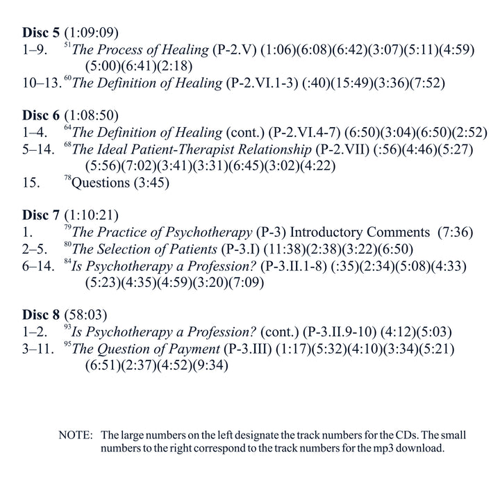 Psychotherapy: Purpose, Process and Practice: A Commentary on the Pamphlet [MP3]