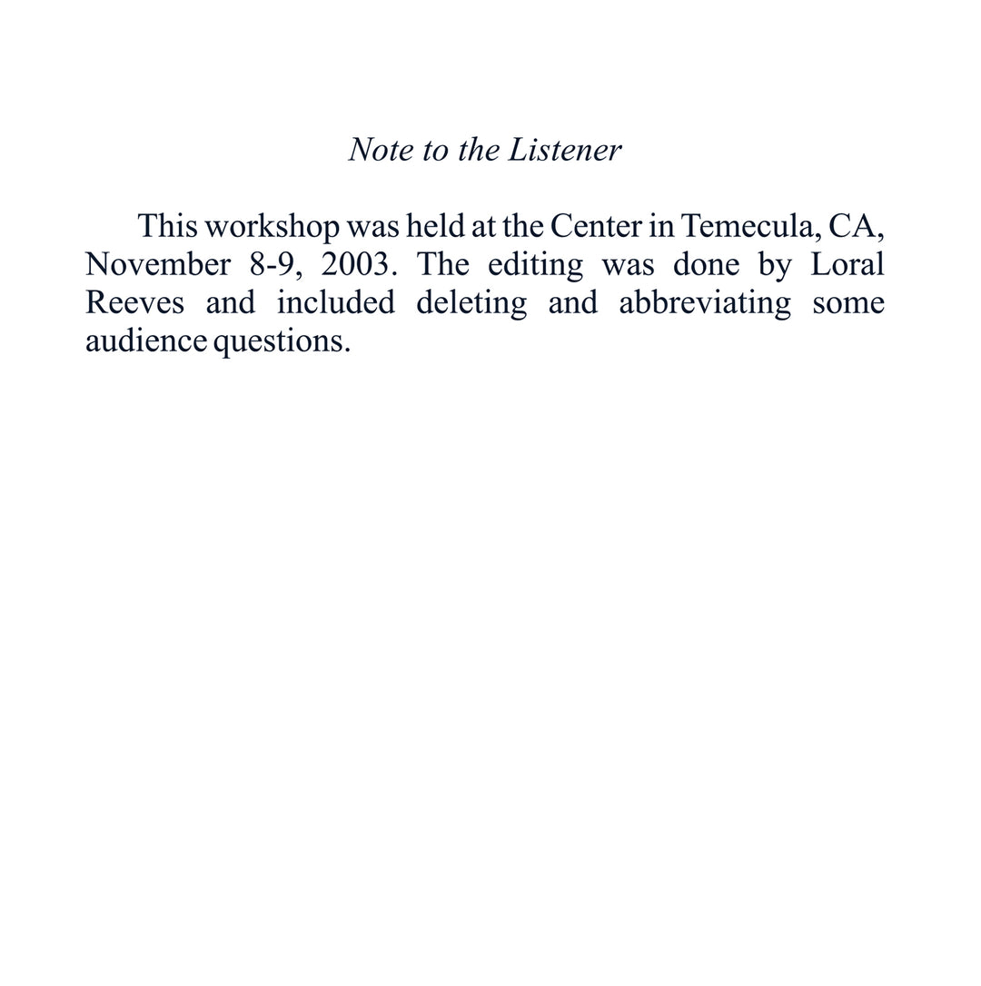 Psychotherapy: Purpose, Process and Practice: A Commentary on the Pamphlet [CD]