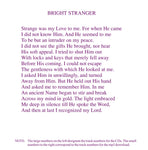 Jesus: "Bright Stranger" [CD]
