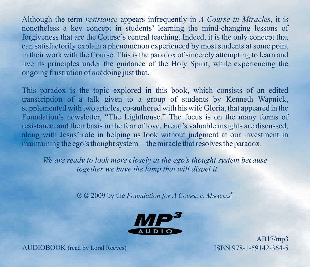 Ending Our Resistance to Love [AUDIOBOOK]  - MP3 Download