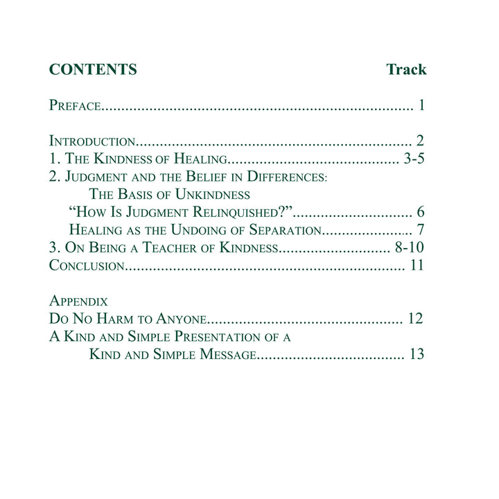 The Healing Power of Kindness-Vol. 1, Releasing Judgment [AUDIOBOOK]  - MP3 Download