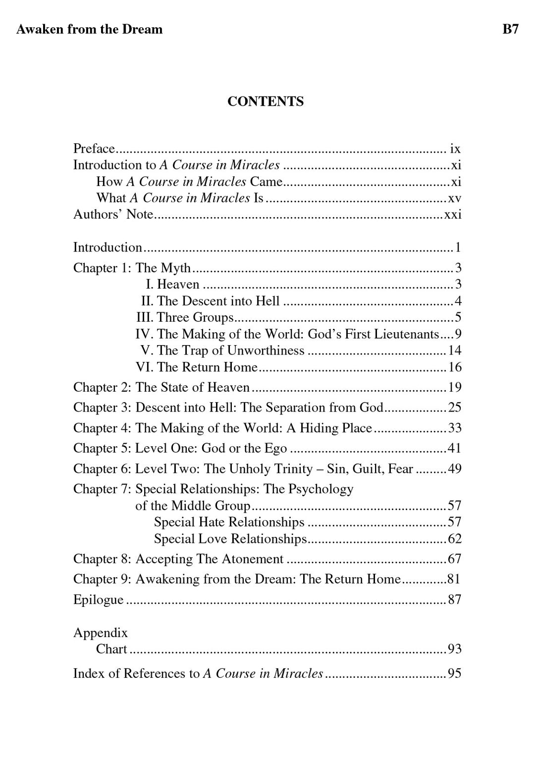 Awaken from the Dream: A Presentation of "A Course in Miracles" [BOOK]