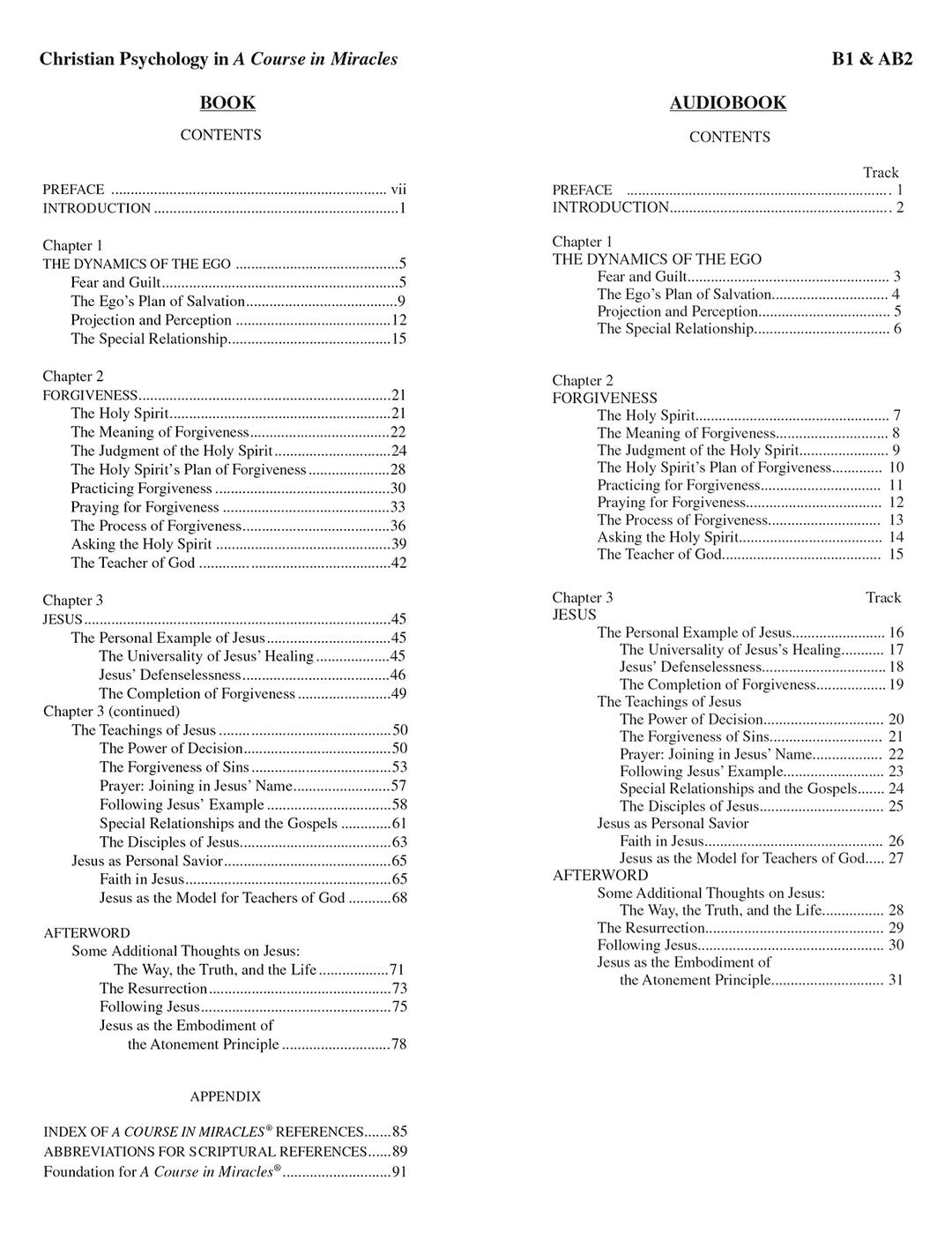 Christian Psychology in "A Course in Miracles" [BOOK]