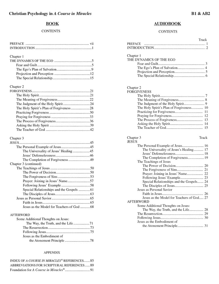 Christian Psychology in "A Course in Miracles" [BOOK]