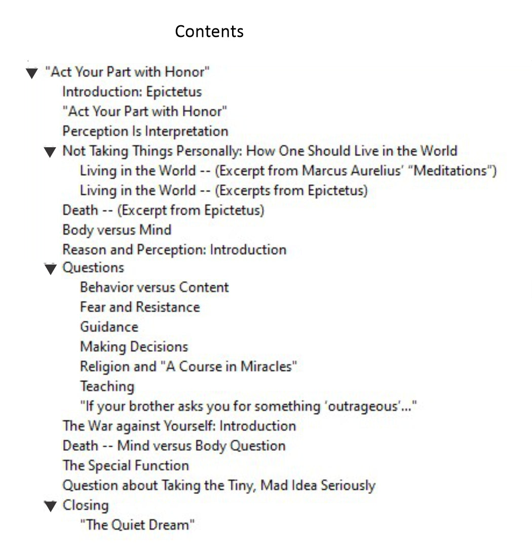 Act Your Part with Honor [EPUB]