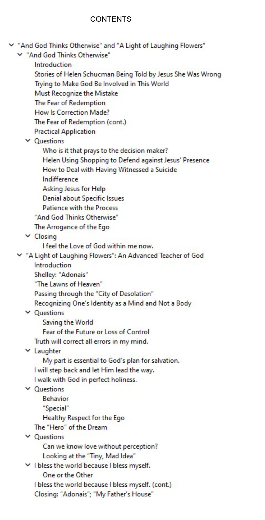 "And God Thinks Otherwise" / "A Light of Laughing Flowers": An Advanced Teacher of God [EPUB]