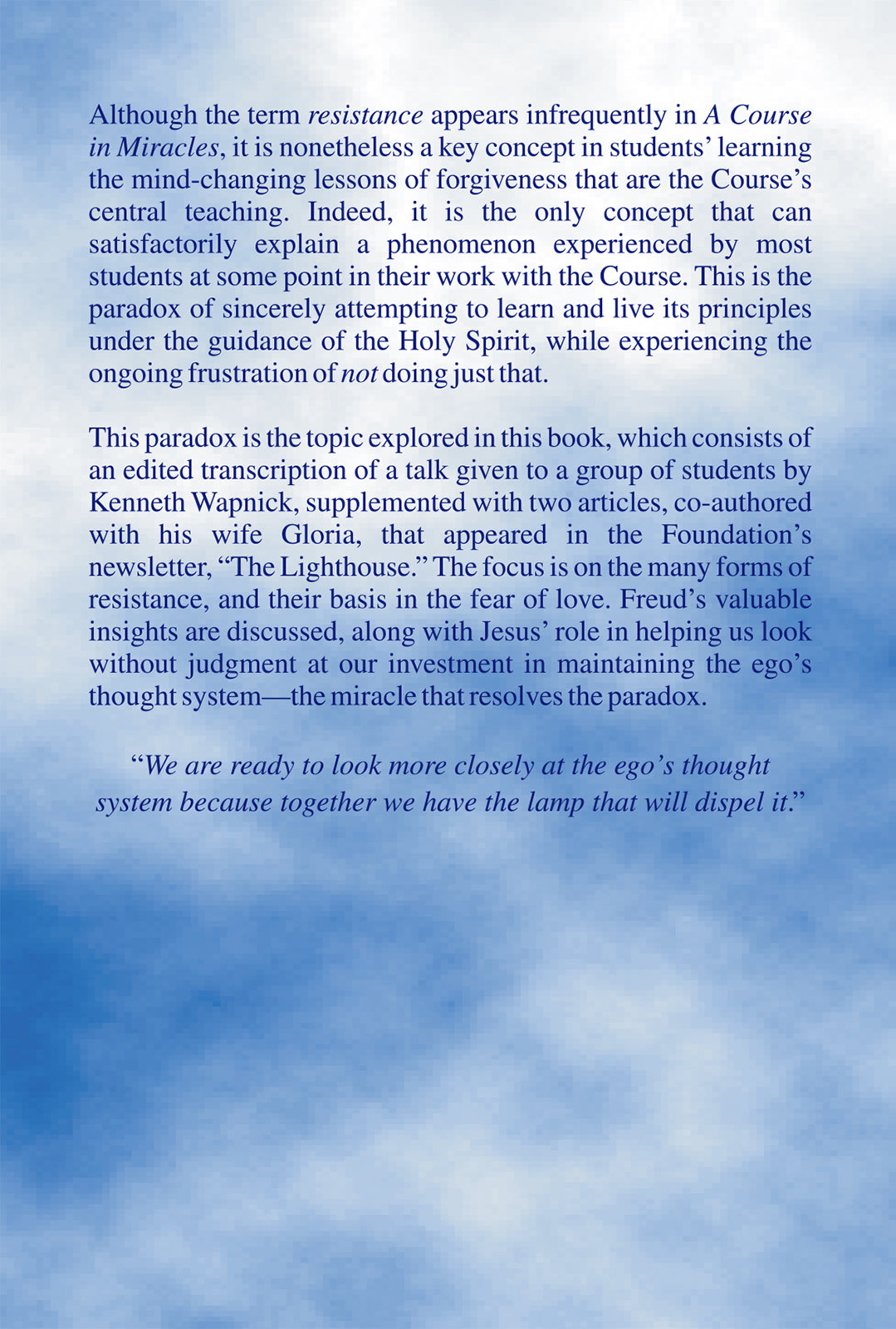 Ending Our Resistance to Love [BOOK]