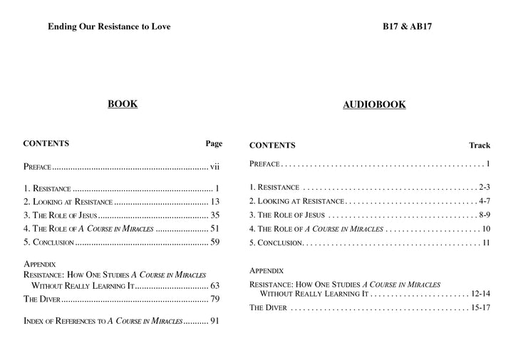 Ending Our Resistance to Love [EPUB]