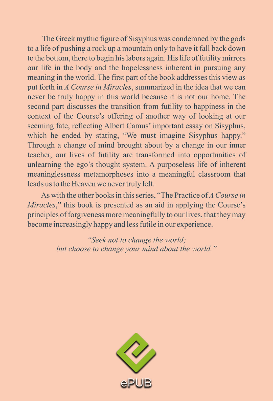 From Futility to Happiness: Sisyphus as Everyman [EPUB]