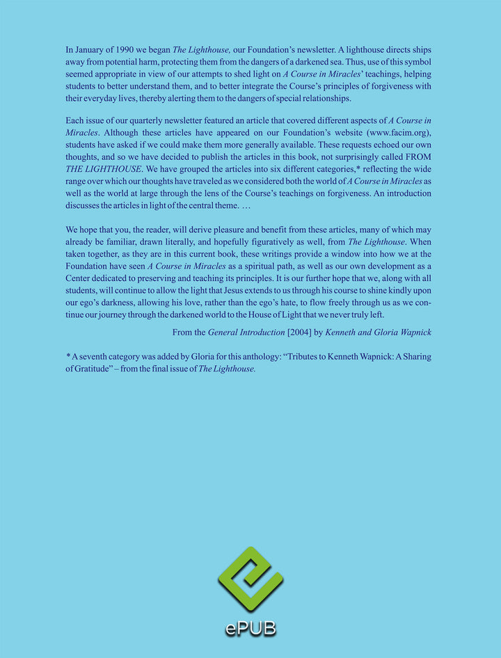 From "The Lighthouse": An Anthology [EPUB]