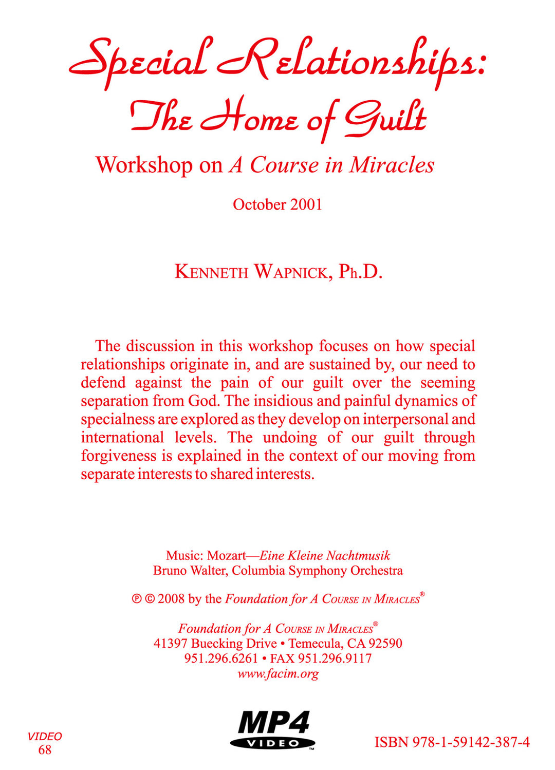 Special Relationships: The Home of Guilt [MP4]