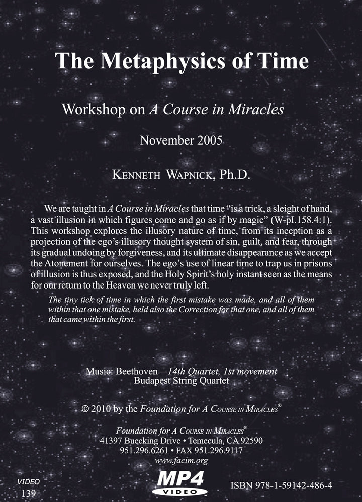 The Metaphysics of Time [MP4]