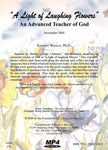 "A Light of Laughing Flowers": An Advanced Teacher of God [MP4]