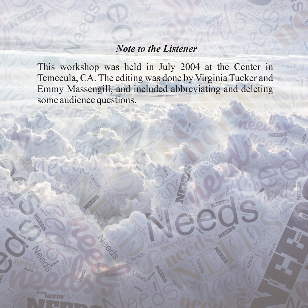 The Tyranny of Needs [CD]