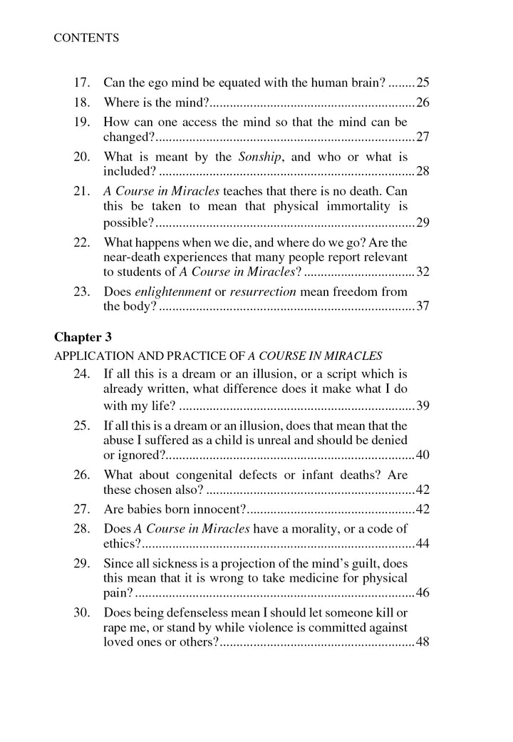 The Most Commonly Asked Questions About "A Course in Miracles" [EPUB]