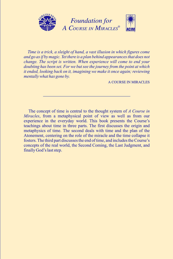 A Vast Illusion: Time According to "A Course in Miracles" [BOOK]