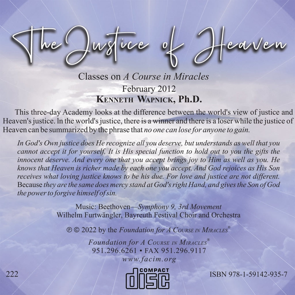 The Justice Of Heaven [Cd] Audio Cd
