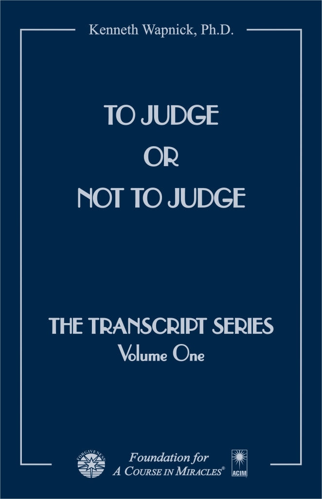 To Judge Or Not To [Epub] Epub - Transcript English